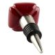 Solid Cherry Square Ceramic Wine Stopper